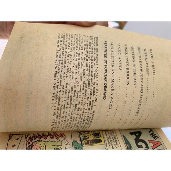 Dennis The Menace Pocket Full Of Fun No. 28 Comic Book By Fawcett - Picture 2 of 10